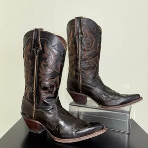 Durango Western Boots Women’s Size 10
Brown Leather Embroidered Cowboy Boots